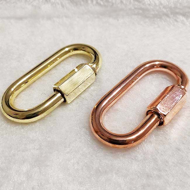 BrassPlated Victor Chain Double Loop Chain